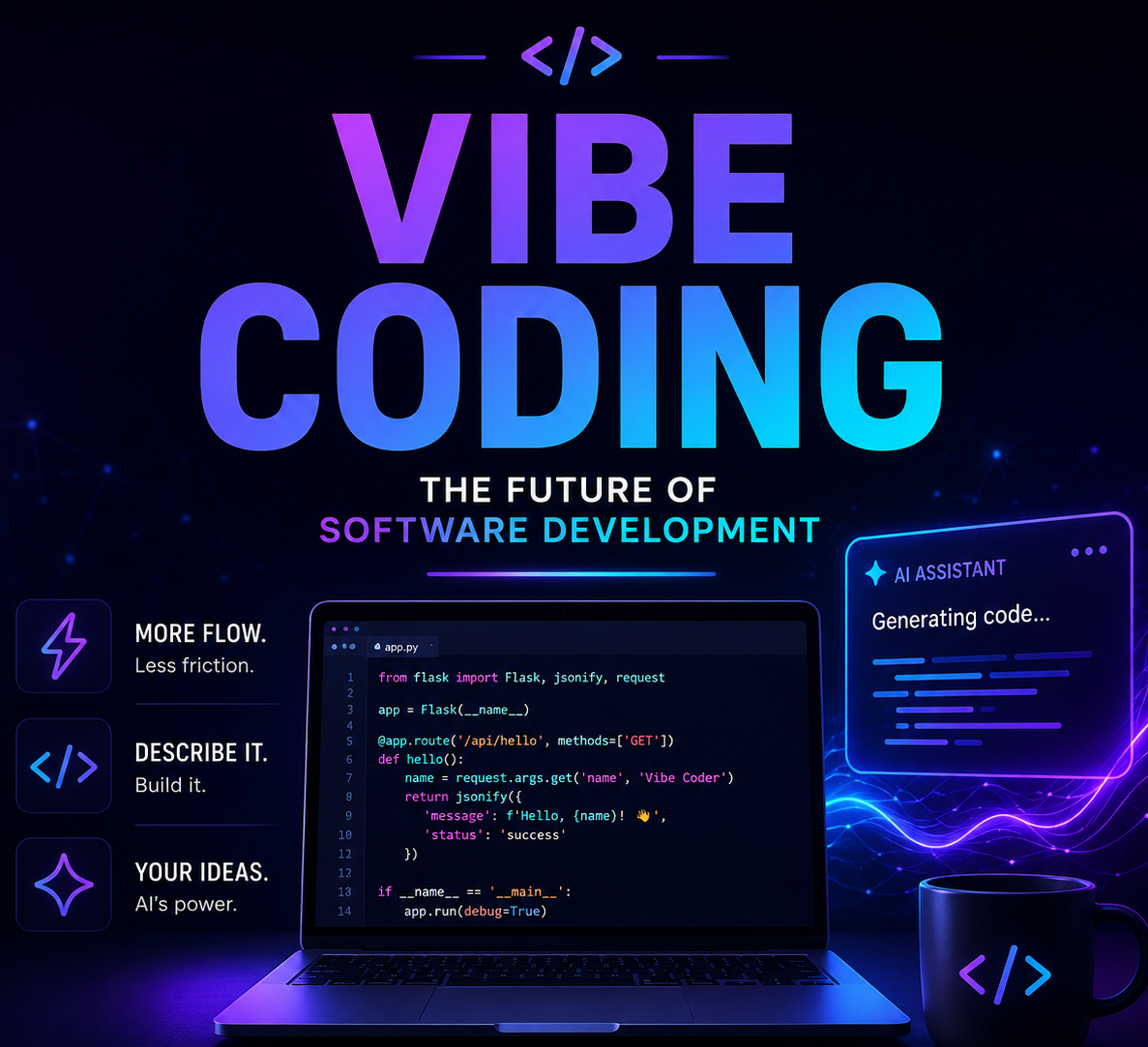 Vibe Coding in Software Development: Benefits, Tools & Best Practices