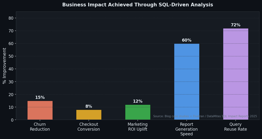 Business Impact Achieved Through SQL-Driven Analysis Business Impact Achieved Through SQL-Driven Analysis
