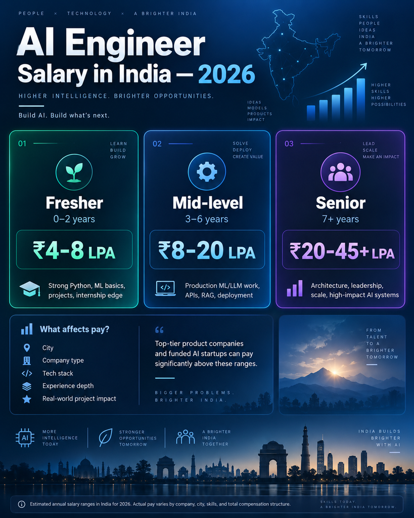 AI engineer salary in India 2026