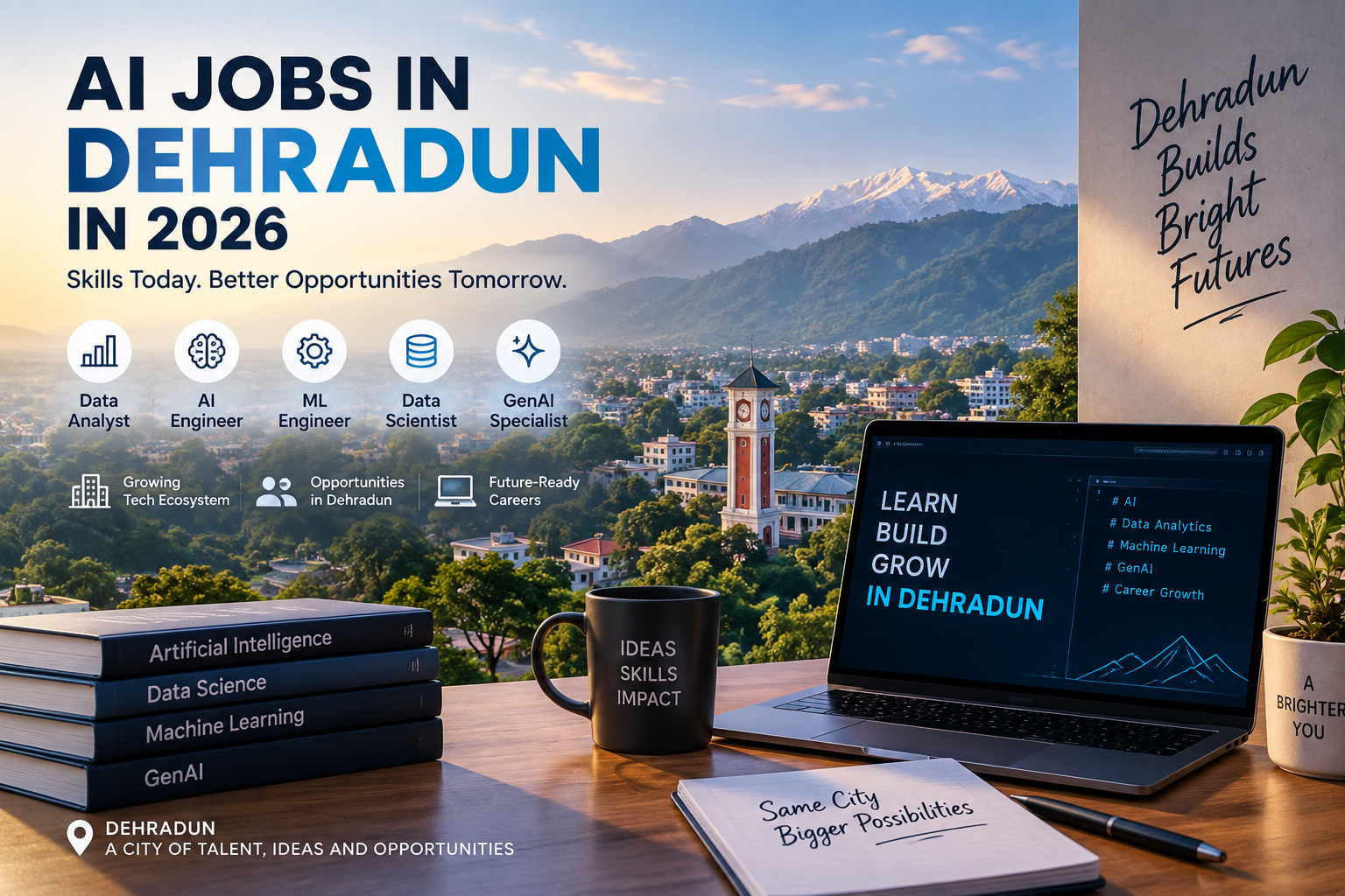 AI Jobs in Dehradun: 10 Roles, Skills & Career Opportunities in 2026