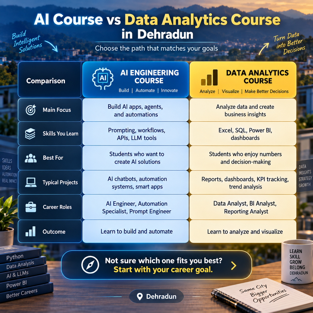 AI vs data analytics career