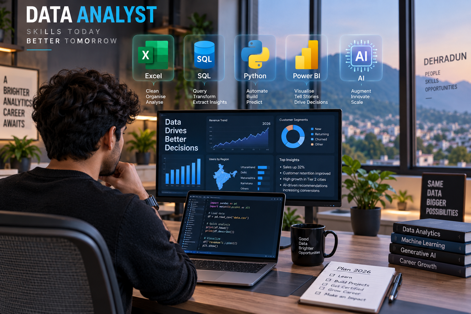 The Modern Data Analyst Tech Stack in 2026: Excel, SQL, Power BI, Python & AI