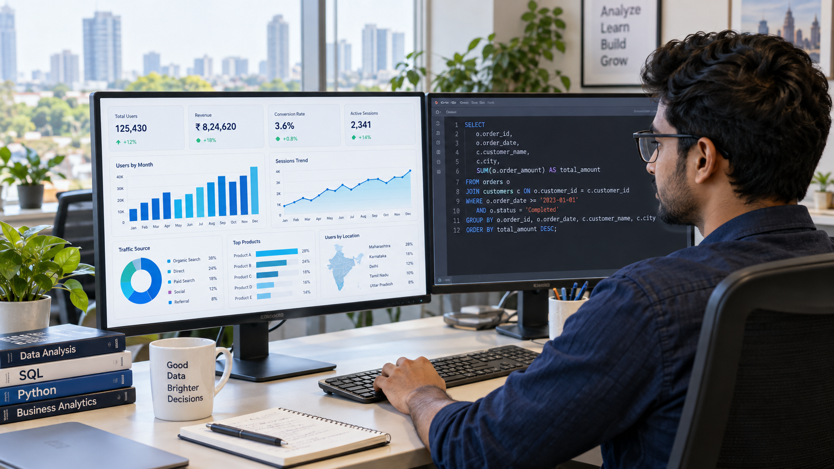 How do you become a data analyst in India?